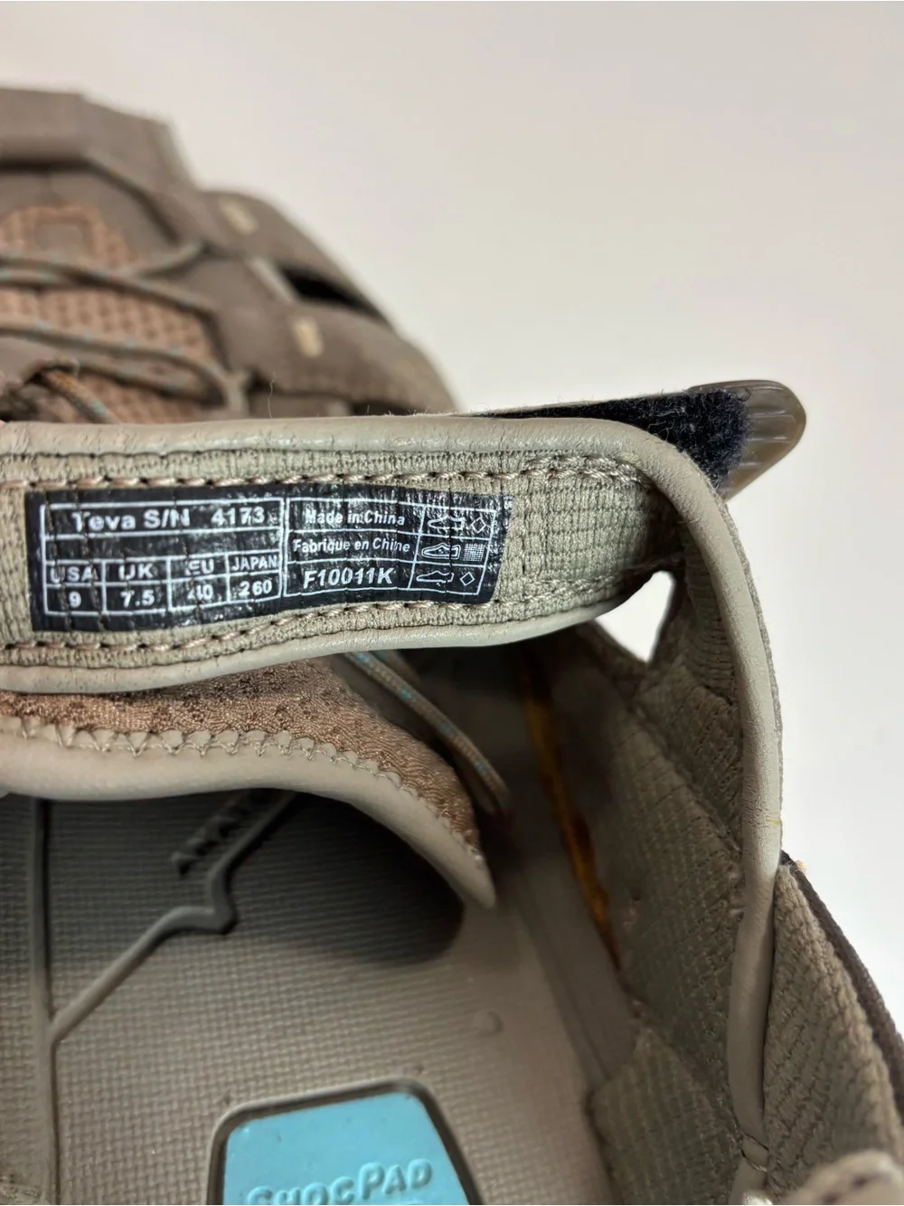 Teva Dozer III Women's Sandal, Size 9, Color Gray/Blue - Outdoor Hiking Walking
